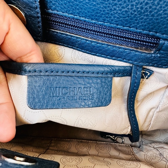 MICHAEL KORS Blue Leather 2 way bag - Picture 10 of 17